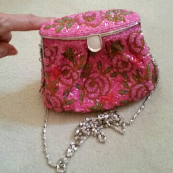 Gorgeous beaded evening Clutch - Picture 3 of 4