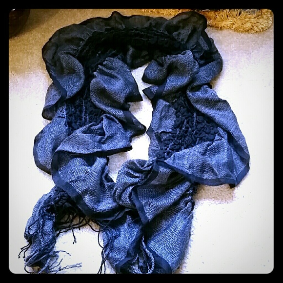 Navy scarf