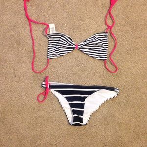 Striped swimsuit