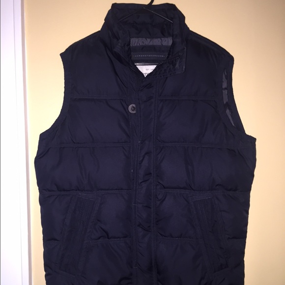 Men's Abercrombie & Fitch navy blue vest size XL - Picture 1 of 4