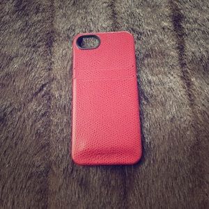 Genuine Leather Red iPhone 5 Cell phone Case ❣