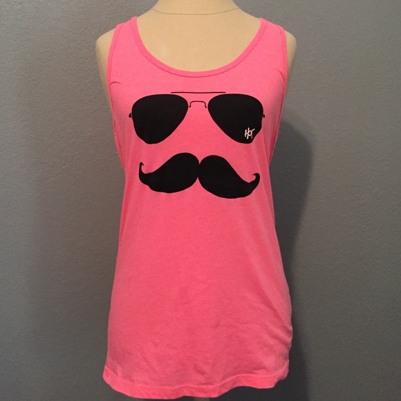 American Apparel Tops - American Apparel Neon Pink Tank M