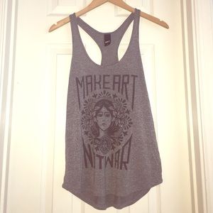 Graphic OBEY racer back tank