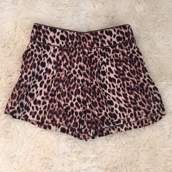 Leopard Print Shorts