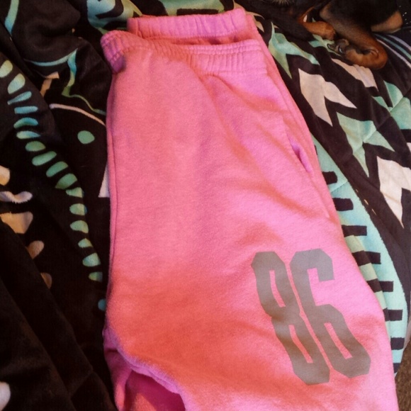 Victorias secret pink campus sweatpants