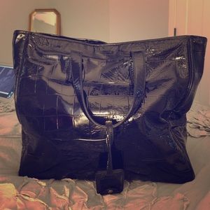 Yves Saint Laurent Black Raspail Tote