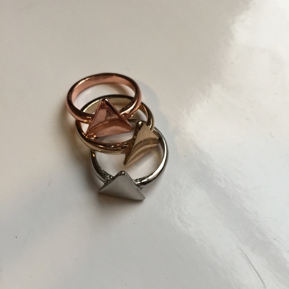 Fancy Stack rings size: 6 - Picture 2 of 3