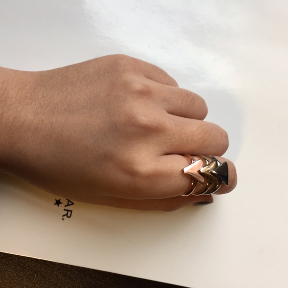 Fancy Stack rings size: 6 - Picture 3 of 3