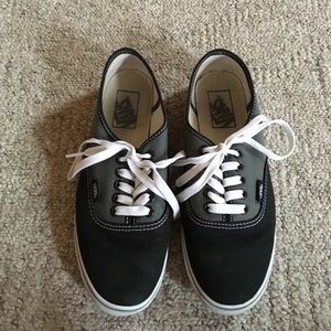 SALE TODAY ONLY Black and grey vans