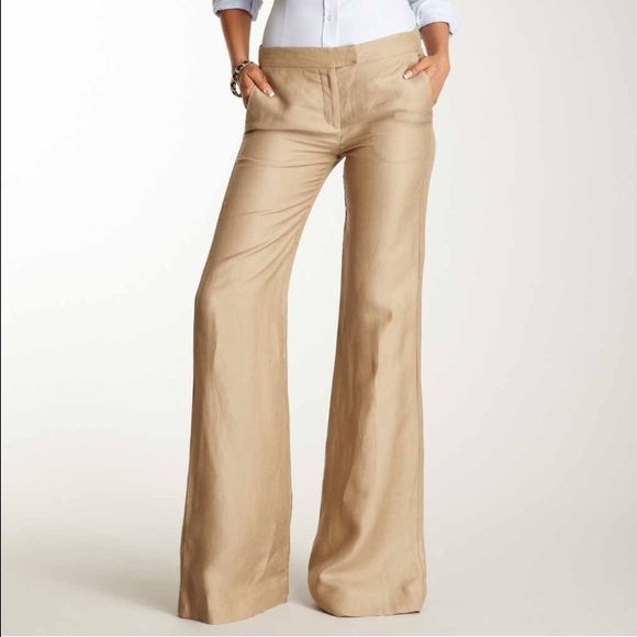 Maggie Ward Linen Pants in Sand