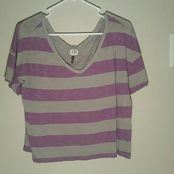 Adorable Purple and gray Top