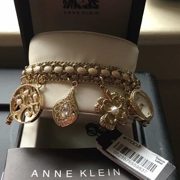 Anne Klein charm bracelet