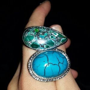 Two Turqoise Rings