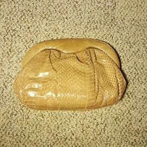 Vintage Snake Skin Clutch