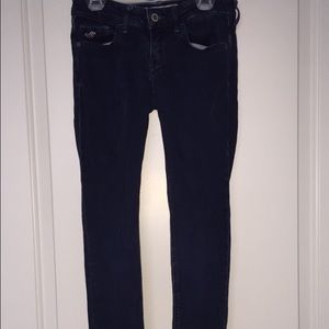 Blue hollister skinny jeans