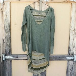 We the Free Henley sweater tunic