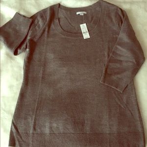 🚫SOLD🚫NWT 3/4 sleeve scoop neck sweater