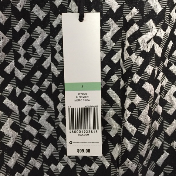 Cynthia Rowley Dress Black and Silver - Picture 3 of 4