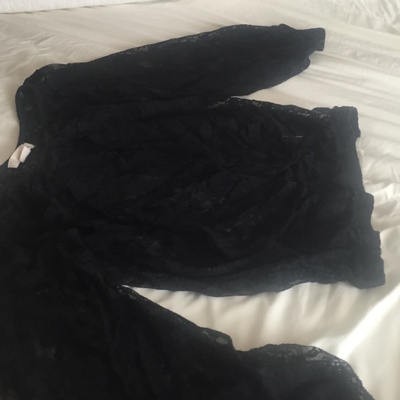 Lace Peasant Top - Picture 3 of 4