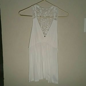 White Lace Tank top