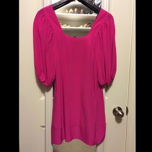 Hot pink Express dress
