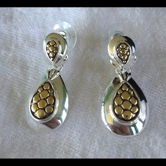 'Tailored' earrings. Brand new.