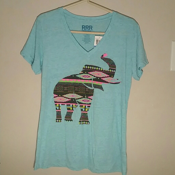 NWT Aztec Elephant Top