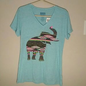 NWT Aztec Elephant Top