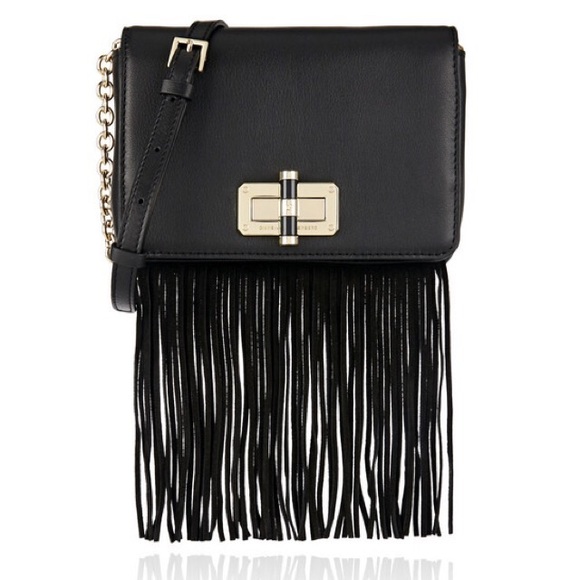 (🔺Make An Offer🔻) DVF Black Fringe Crossbody
