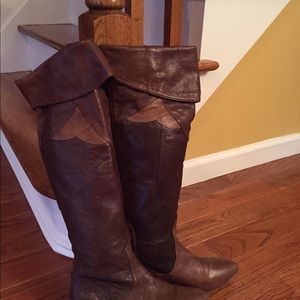 Lucky brand leather boots