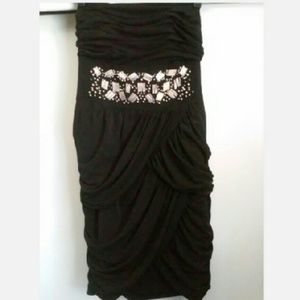 👗 Jessica McClintock Black Strapless Dress👗
