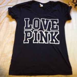 LOVE PINK Black Tee