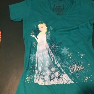 Disney store frozen shirt with Elsa on it!