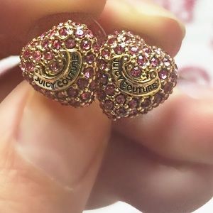 FLASH SALE❤️ Juicy Couture Pink Pave Earrings