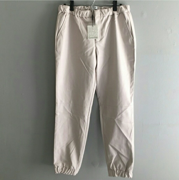 Calvin Klein Pants - 🌿🍁CK leather joggers