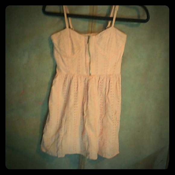 Peach dress