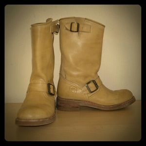 Biker style boots