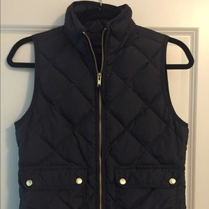 J Crew Excursion Quilted Down Vest