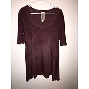Free People Purple Boho Tunic
