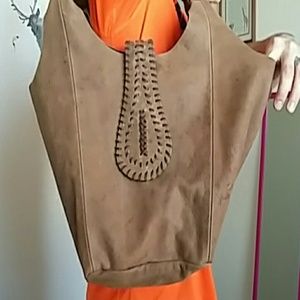 Kamya Leather Hobo Antique Silver purse