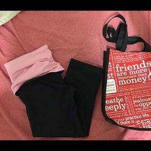 Lululemon reversible crops