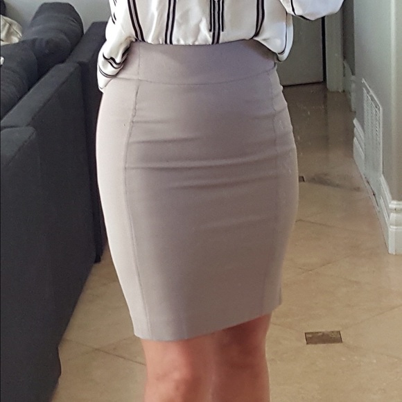 Beige skirt
