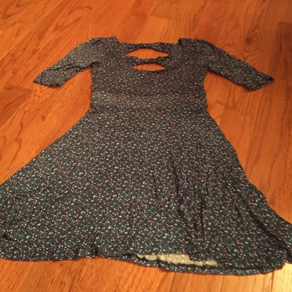 Dress with back cutout