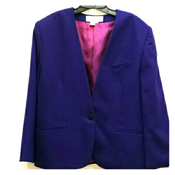 Saville Jackets & Blazers - Saville royal purple wool suit jacket
