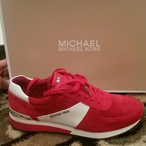 Brand new Red MK Allie trainer sneakers