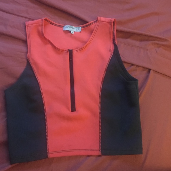 Zip up Crop top - Picture 1 of 4