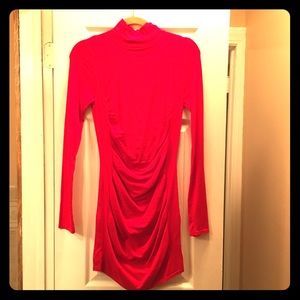 Red Express Sweater Dress.  👠💋