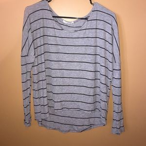 Striped long sleeve shirt