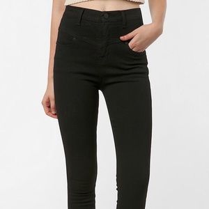 Urban Outfitters high-rise black jeans