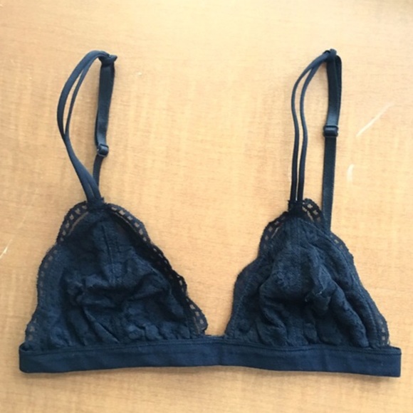 Black and white bralettes